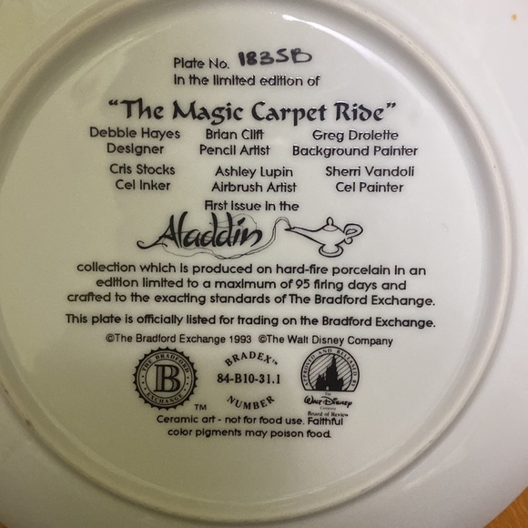 Vintage Rare Disney Collectible Decorative Plates - Picture 5 of 8